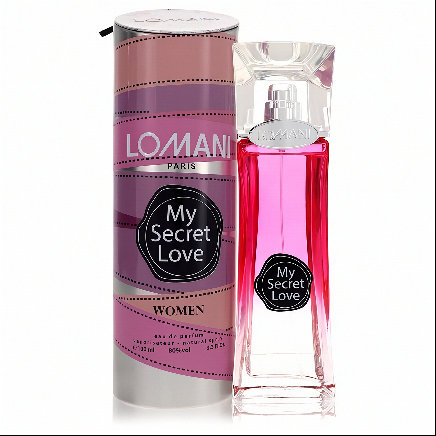 My Secret Love by Lomani Eau De Parfum Spray 3.3 oz (Women)