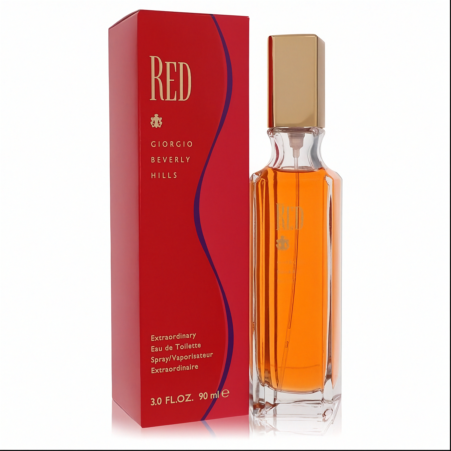 Red by Giorgio Beverly Hills Eau De Toilette Spray 3 oz (Women)