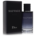 AuraGlow Sauvage by Christian Dior Eau De Toilette spray bottle and black box packaging for men