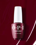 OPI GelColor Malaga Wine wine-red gel nail polish