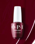 OPI GelColor Malaga Wine wine-red gel nail polish