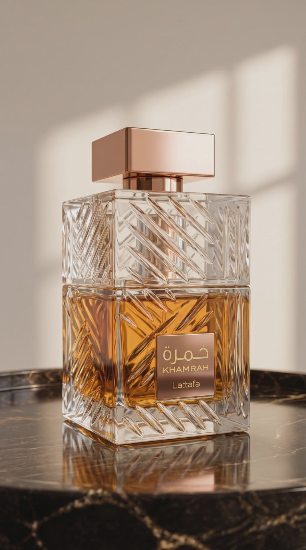 Lattafa Khamrah by Lattafa Eau De Parfum Spray (Unisex) 3.4 oz (Men)