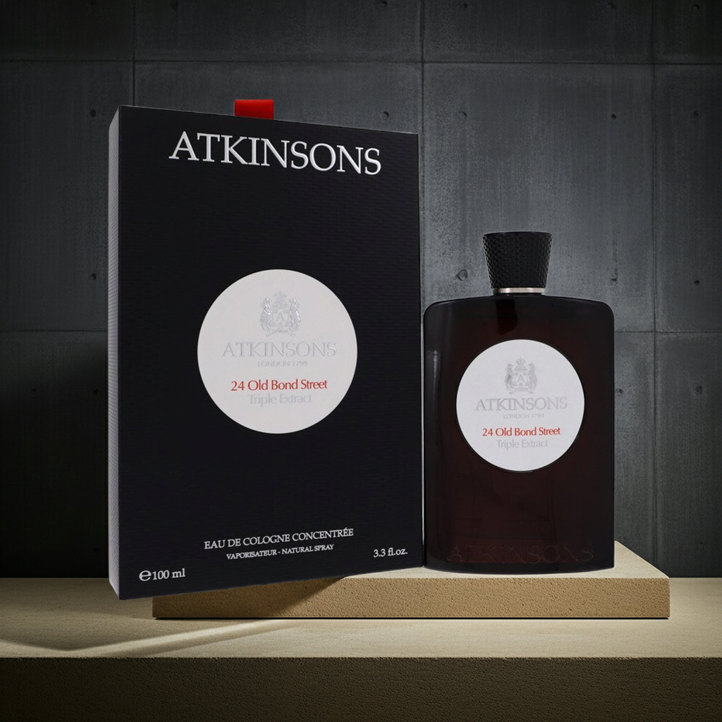 24 Old Bond Street Triple Extract by Atkinsons Eau De Cologne Concentree Spray 3.3 oz (Men)